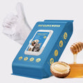 Factory Custom Logo Label Pet Bathing 20 Pcs Deodorizing Cleaning Wet Gloves Cleaning Pet Glove Wipes for Dogs and Cats