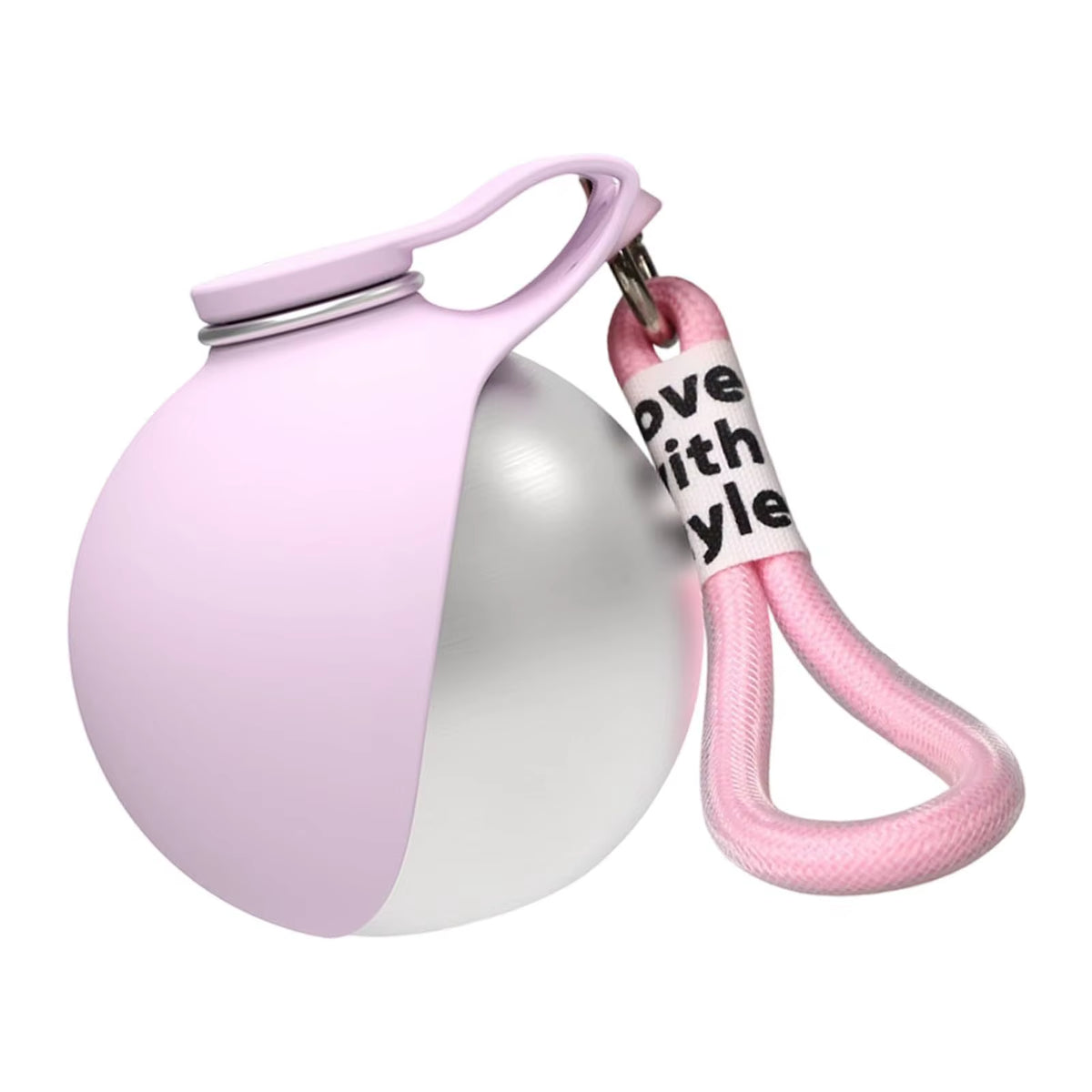 Portable Pet Water Bottle - Compact Pink