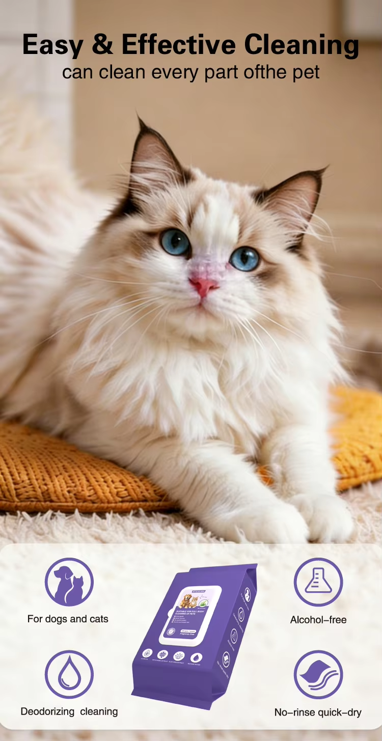 Pet Cleaning Wet Gloves