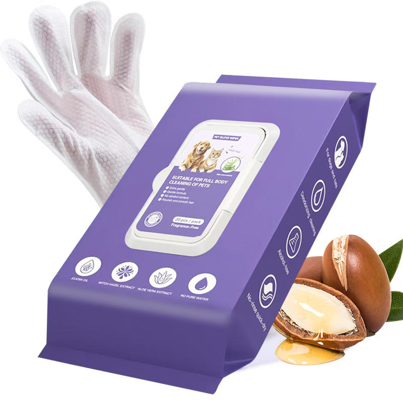 Pet Cleaning Wet Gloves