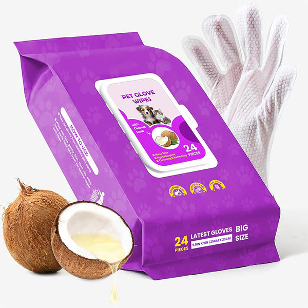 Pet Cleaning Wet Gloves